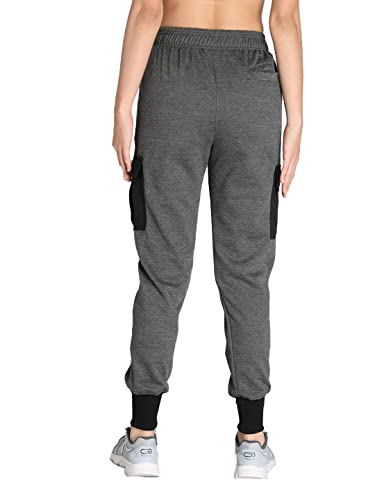 Image of CHKOKKO Women High Rise Gym Wear Sports Fitness Relaxed Track Pant