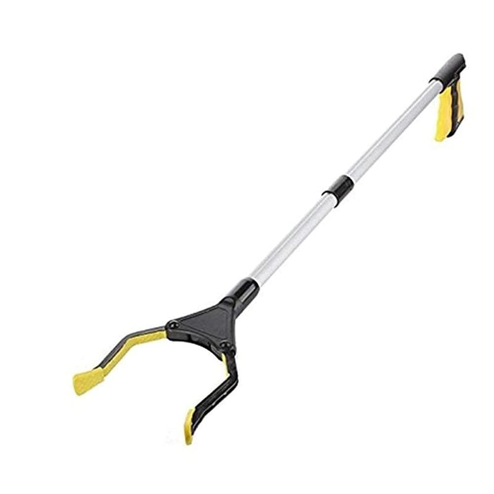 Picking Tools, 81,3 cm Faltbarer Abfallsammler, leichte Greifhilfe aus Aluminium mit drehbarem Gummigreifer, Langer Armverlängerung