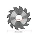 SIUKE 4PCS Saw Blade Set: 2.5in Diameter 63mm Alloy, HSS, Emery & Resin Blades for Metal, Glass, Ceramic, Wood, Plastic