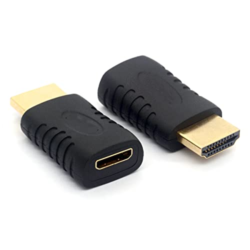 Connecteur mini HDMI femelle, adaptateur HDMI mâle vers mini HDMI femelle