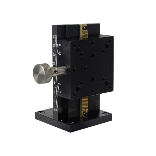 Plataforma de elevación eje Z LWZ60-100 con estante de engranaje manual para ajuste vertical 5