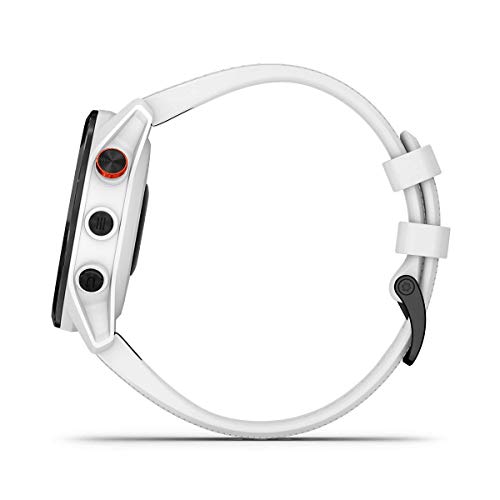 Image of Garmin Approach S62 GPS Golf Smartwatch, Battery upto 14 Days, 41k Pre-Loaded GolfCourse, Virtual Caddie, Wind Speed & Direction, Pin Pointer, Hazard View,Swing Tempo, 24 /7 HR with White Band