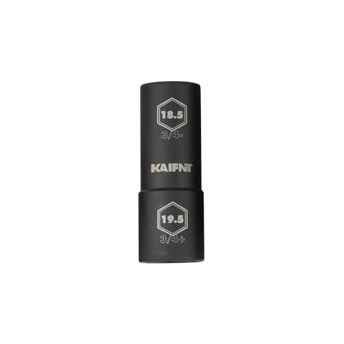 Image of K231-022 1 /2-inch Drive 18.5 x 19.5 mm Extra Thin Wall Impact Flip Lug Nut Socket, Half Size