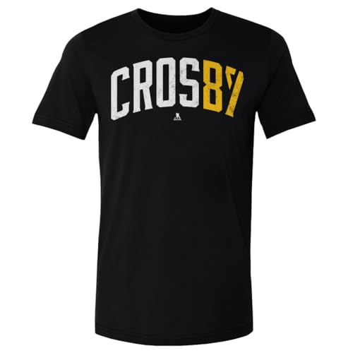500 LEVEL Sidney Crosby Shirt (Cotton, Large, Black) - Sidney Crosby CROS87 W WHT