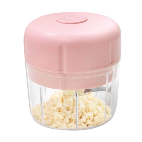 Picadora de ajo eléctrica, picadora de ajo eléctrica de 250 ml, picadora de carne inalámbrica, procesador de alimentos portátil, picadora de cebolla de verduras USB, picadora de ajo multifuncional