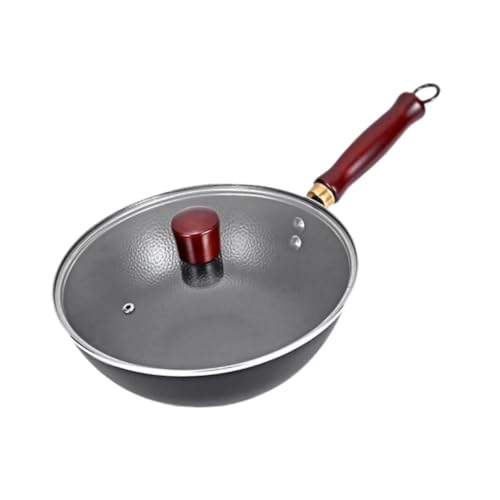 Wok de hierro con mango de madera 9.45 pulg miniatura 6