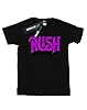 Absolute Cult Rush Men's Distressed Logo T-Shirt Black XX-Large #1