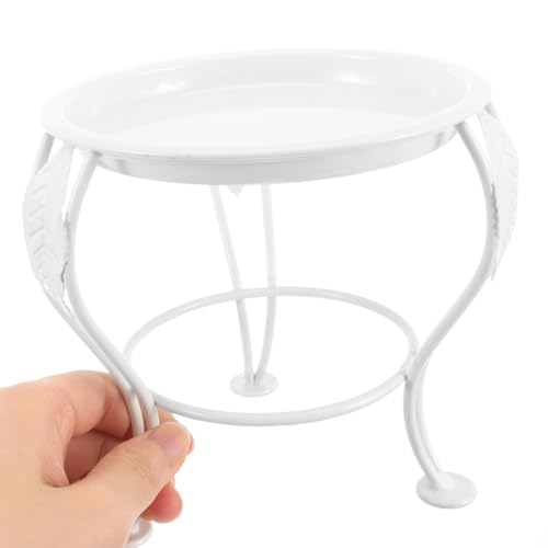 Milisten Soporte Para Macetas Interior Estante De Flores Multifuncional Base De Maceta De Hierro Resistente Para Plantas Suculentas Sala De Estar BalcóN