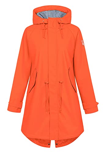 derbe Damen Regenjacke Traveby Friese cherry tomato 40