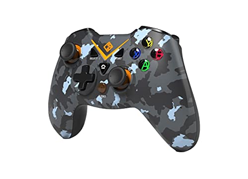 Image of Cosmic Byte C3070W Nebula 2.4G Wireless Gamepad for PC supports Windows XP /7 /8 /10 /11, Sensitive Triggers, Upgraded with USB C Port, Rubberized Texture (Camo Black)