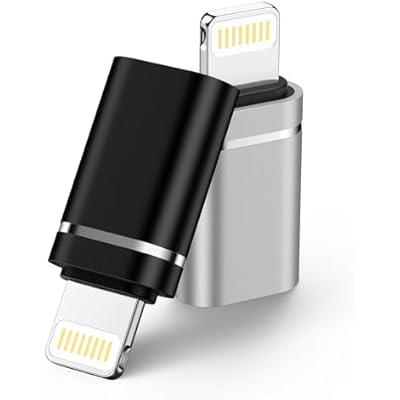 USB C to Lightning Adapter,2Pack USBC Female to Lightning Male Adaptor,Type C to Lightning Adapter for iPhone 14/13/12/11/Pro Max,Fast Charging/Data Sync iPhone to USB C Adaptor,Not for Audio/OTG