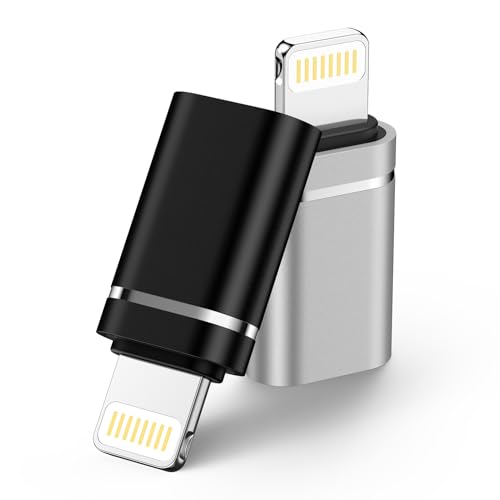 USB C to Lightning Adapter 2Pack USBC Female to Lightning Male Adaptor Type C to Lightning Adapter for iPhone 14/13/12/11/Pro Max Fast Charging/Data Sync iPhone to USB C Adaptor Not for Audio/OTG