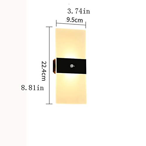 Lámpara de pared con sensor de movimiento para armarios oscuros 3