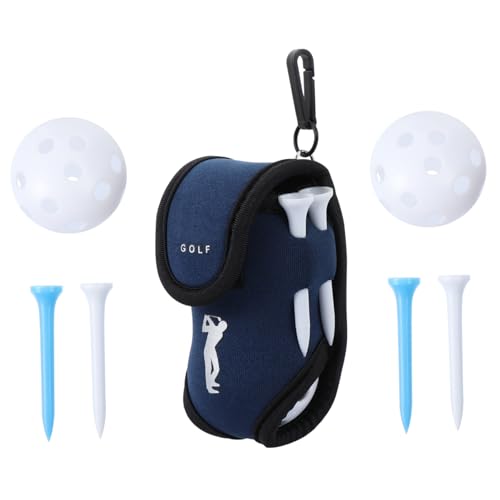 GALPADA Pouch for Compact Outdoor Bag with Tees Balls Lightweight Portable Design for Easy Carrying Golf Accessory