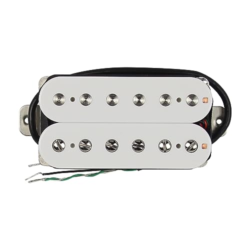 Image of FLEOR Electric Guitar Humbucker Pickups Bridge Alnico 5 Pickup White