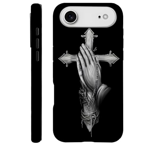 Coque compatible W18S Air antichoc double couche avec motif croix Jésus