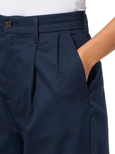 DOCKERS Women's Signature Pleated Khaki High Wide with Stain Defender3