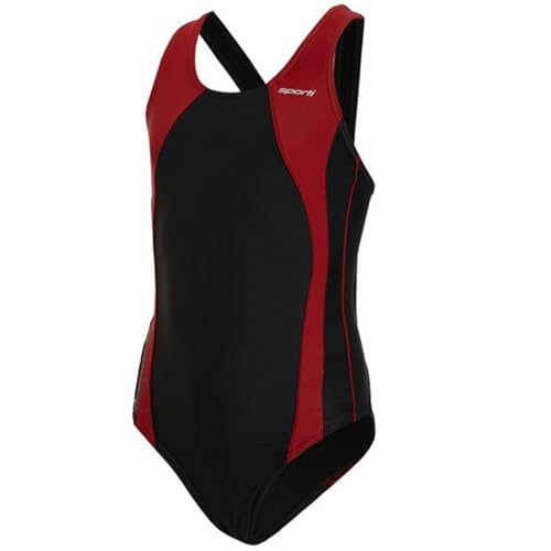 Image of Sporti Wide Strap Athletic One Piece Swimsuit for Women - Graphic Design Pattern - Swim Team Bathing Swimsuit for Competiton