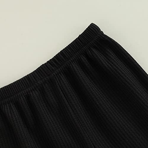 Toddler Bell Bottoms Baby Girls Ruffle Leggings Bell-Bottomed Flare Pants Trousers3