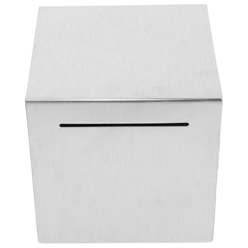 La Mejor Recopilación de Huchas más recomendados. 41 Tofficu Hucha Banco Irrompible Tarro De Ahorro De Dinero Moneda Banco De Dinero Alcancía Para Adultos Tarro De Ahorro De Monedas Alcancía Que No Se Puede Abrir Silver Acero...