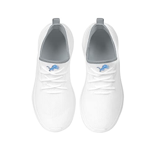 Image of FOCO NFL Womens NFL Team Logo White Athletic Shoes Sneakers