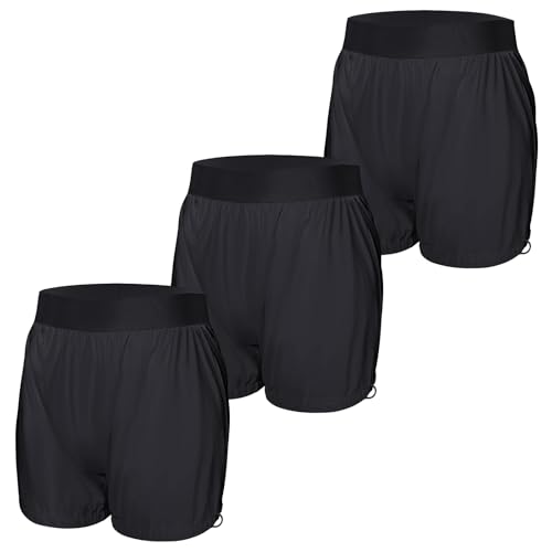 Carer Lot de 3 Culottes de Protection Incontinence Imperméables Adulte Style Boxer Couvre-Couche Silencieuses Anti-Fuite Lavables Ouvertures de Jambes...