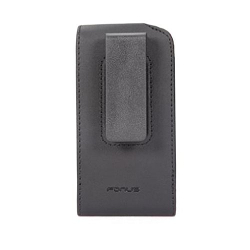 Case Belt Clip Leather Swivel Holster for Moto E Phone, Vertical Cover Pouch Carry Protective Compatible with Motorola Moto E
