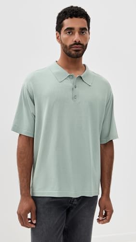 FRAME Men's Cotton Silk Polo Sweater2