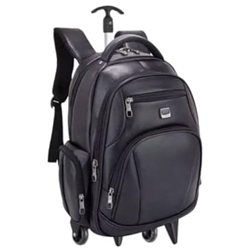 Mochila Bolsa Masculina Feminina Rodinhas Notebook Reforçada Escolar Viagem Trabalho Faculdade