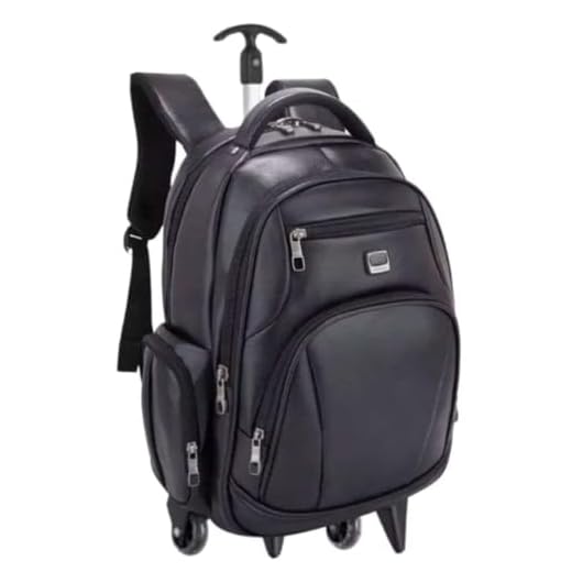 Mochila Bolsa Masculina Feminina Rodinhas Notebook Reforçada Escolar Viagem Trabalho Faculdade