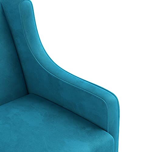 Image of Amazon Brand - Stone & Beam Waynes Fabric Accent /Lounge Chair (Blue)