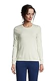 Lands' End Women s Cashmere Sweater Fresh Ivory Regular Small