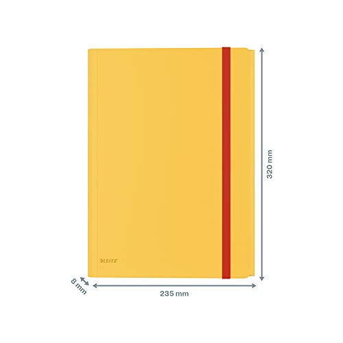 Leitz Cosy Cartella a 3 Lembi con Tasca, Formato