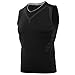 AMZSPORT Canotta Compressione da Uomo Sport Senza Maniche Base Layer Asciugatura Rapida Top Nero L