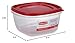 Rubbermaid Easy Find Lids Food Storage Container, 14 Cup, Red 2 Pack