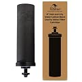 Filteroo® 8” Carbon Block Gravity Water Filter Cartridge | Replacement for Filteroo® Superoo | NSF/ANSI Certified | Ideal for Rain & City Water | Pack of 1