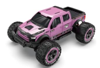 DEERC 1:10 Fast RC Cars for Adults, 4X4 Hobby Remote Control Monster Truck, 48+KM/H, All Terrain High Speed Pink RC Truck Crawler with 2 Modular Batteries, Toy Vehicle Gift for Kids - Image 7