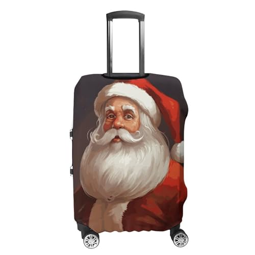 Santa Claus Printed Luggage Cover Protector, Fits 18-32 Inch Luggage4