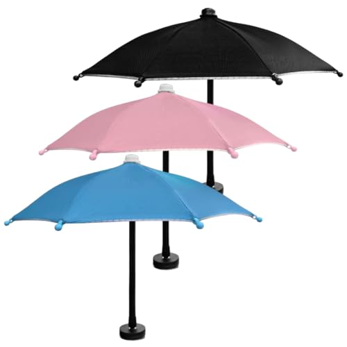 Parapluie de téléphone magnétique anti-chaleur et pare-soleil écran réglable 360°