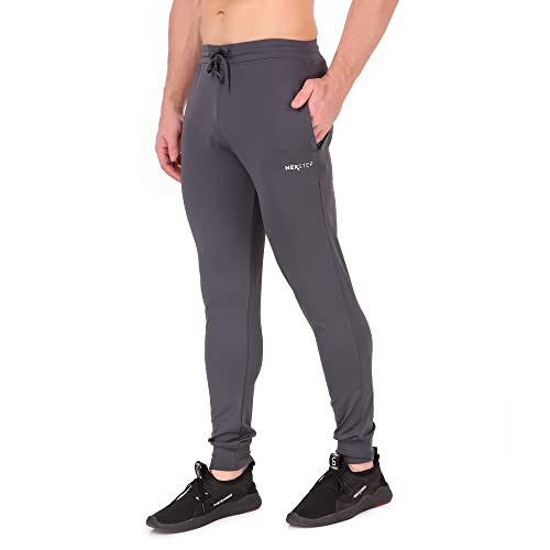 Image of NEXSTEP Men's Regular Fit Track Pants with Zipper Pockets
