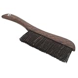 DECORNIJIA Escoba Pequeña Multiusos de Madera con Cerdas Suaves para Limpieza Doméstica Cepillo Compacto para Polvo Piano Instrumento y Escritorio Mango Cómodo