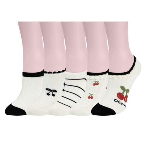 Benefeet Sox Cute No Show Socks for Women Low Cut Socks for Girls Liner Invisible Socks Cotton Flat Boat Loafer Socks2