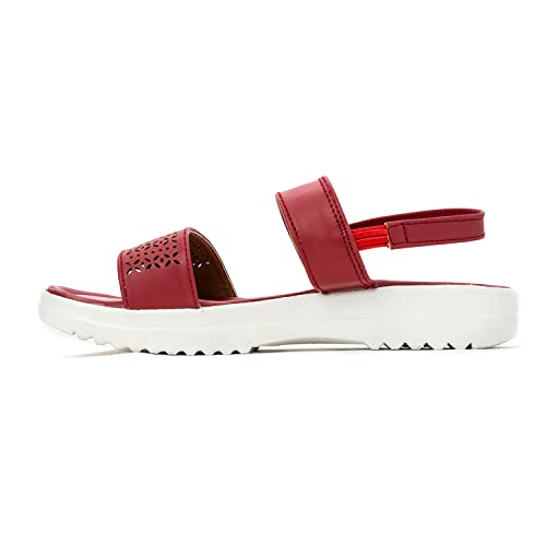 Image of Khadim's Adrianna Flat Platform Slingback Sandal for Girls (4.5-12 yrs)