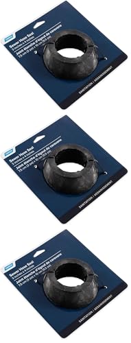 Image of Camco 4 inch x 3 inch Sewer Hose Seal | Connects Directly on RV Sewer Hose for an Odor Proof Connection to Dump Station | Black (39313) (Pack of 3)