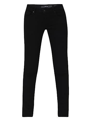 Image of Vero Moda Women Black Low-Rise Stretchable Jeans