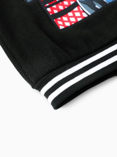 Image of Disney Kids Fleece Bomber Jacket, Varsity Outerwear with Pockets, 2-10Y
