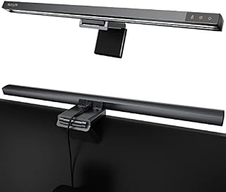 UNMOT Computer Monitor Lamp , 44CM Screen Monitor Light Bar for Eye Caring, e-Reading LED Task Lamp , Touch Control No Screen Glare Space Saving Home Office Lamp