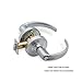 Schlage commercial ND80PDELRHO612 ND Series Grade 1 Cylindrical Lock, Storeroom Electrically Locked (Fail Safe), Rhodes Lever Design, Satin Bronze Finish