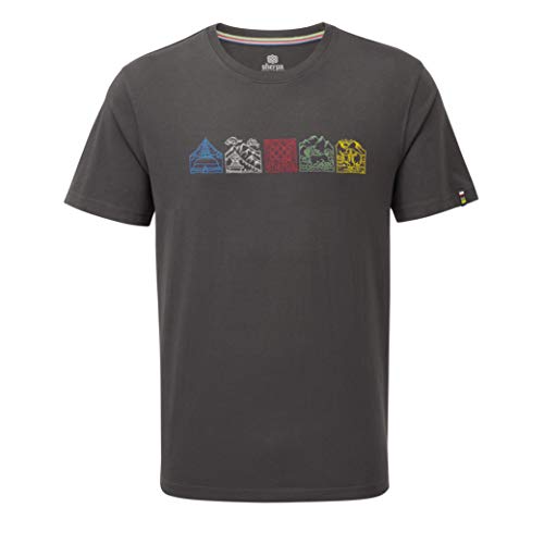 SHERPA ADVENTURE GEAR Men's Lungta Short Sleeve Tee, Kharani, Medium