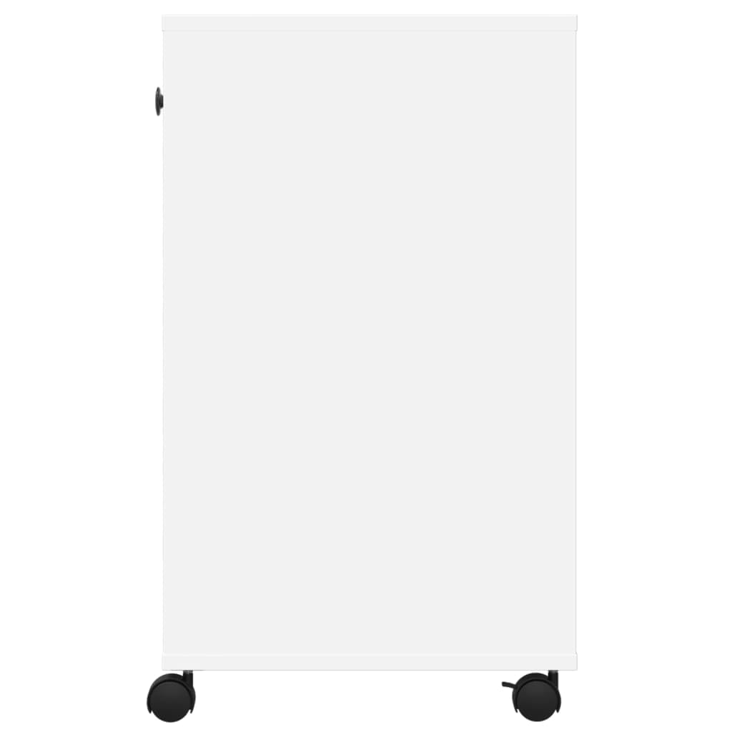 Supporto per stampante con ruote, carrello per ufficio, 60 x 40 x
